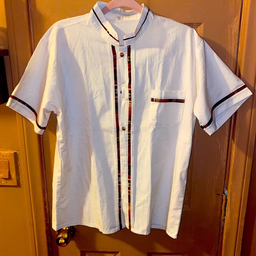 Mexican Boho Button Down